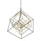 Z-Lite Euclid 6 Light Chandelier, Olde Brass + Bronze 457-6OBR-BRZ - alternate 7